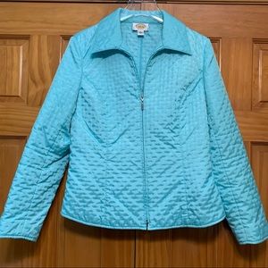 Talbots Aqua Blue Jacket Size 8